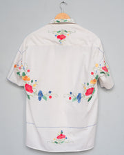 The White Appliqué Shirt - XL