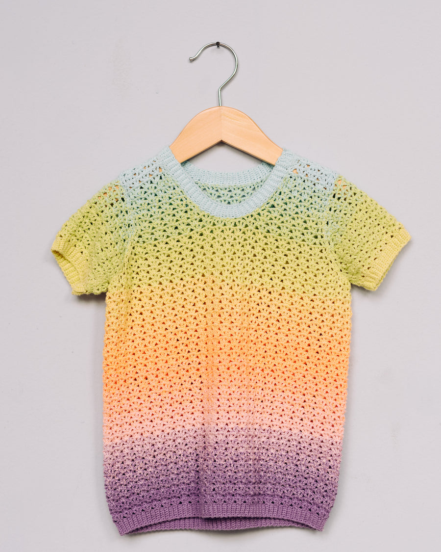 Kids Crochet T-Shirt - 3/4