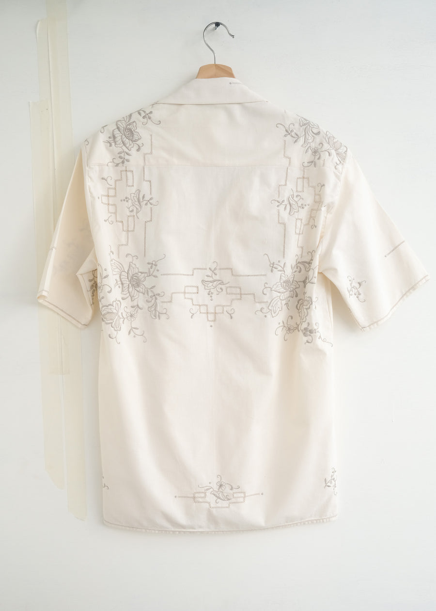 The Gray embroidered shirt - S