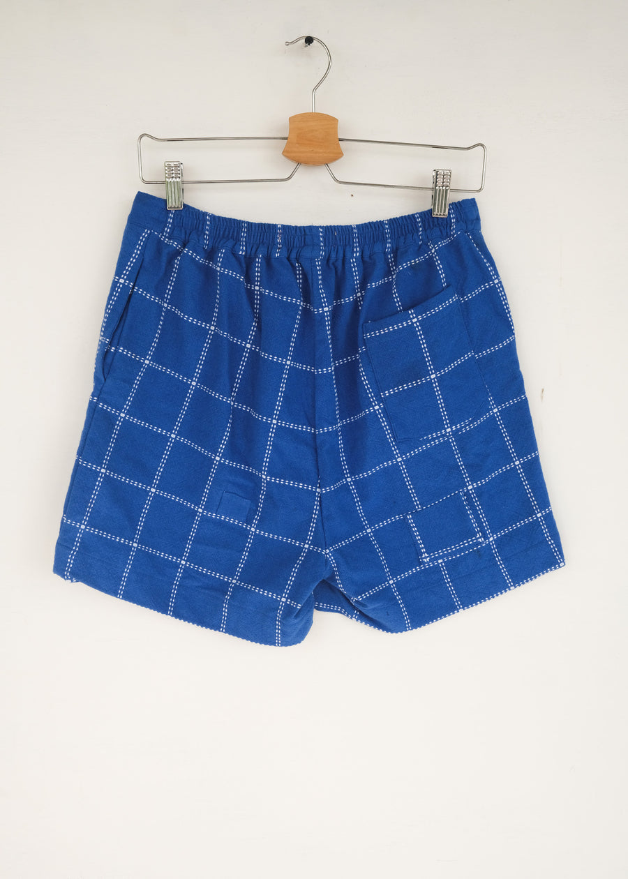 The Blue Embroidered Short - M