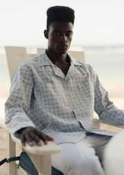 The Long Sleeve Gingham Shirt - M