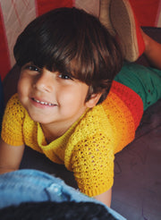 Kids Crochet T-Shirt - 3/4