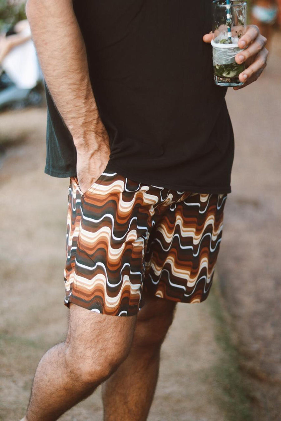 Classic fit Retro Swim Short
