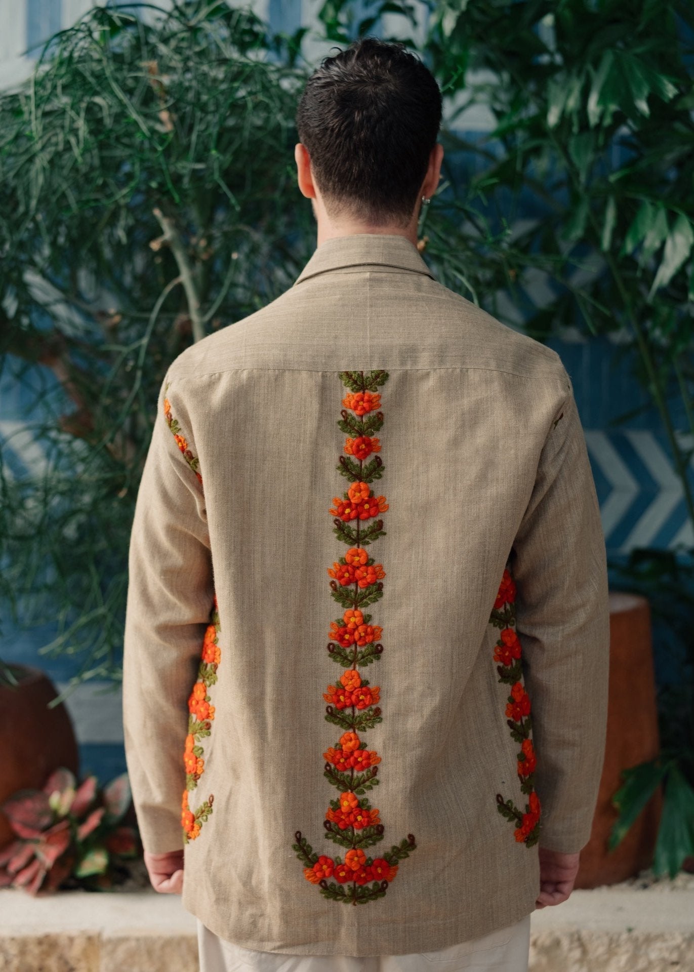 The 3D Wool Flowers Jacket - M/L