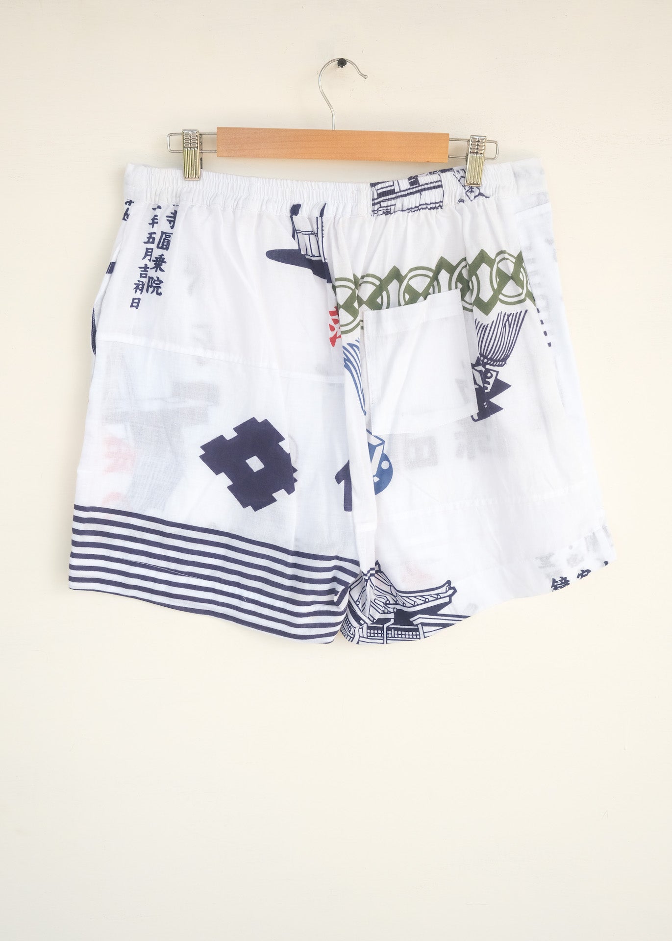 The Japanese Tenugui Shorts - XL
