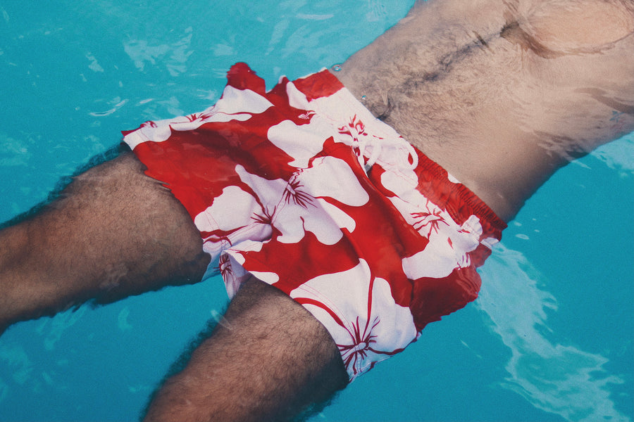 Red Cayena Swim Short