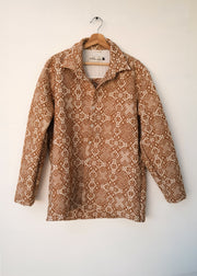 The Brown & Ivory Jacket - L