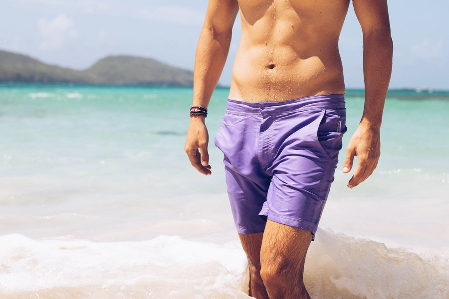 Classic fit Lilac Swim Short